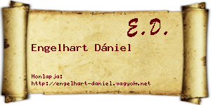 Engelhart Dániel névjegykártya